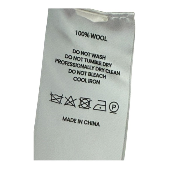 Gentle Herd 100% Wool Ribbed Sweater Size M Gray Long Sleeve Crewneck Knit Top - Picture 8 of 8